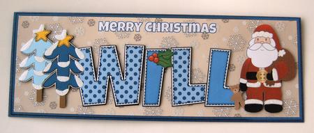 Santa Will Large Dl by Margaret Scott