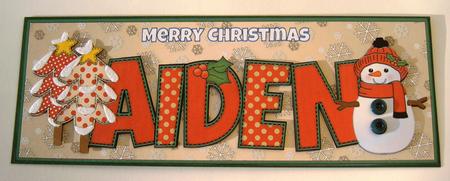 Cute Snowman Aiden Large Dl by Margaret Scott