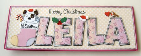 Patch 1st Xmas Leila Large Dl by Margaret Scott