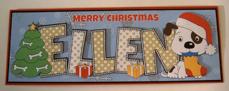 Patch with Christmas Tree Ellen Large Dl by Margaret Scott