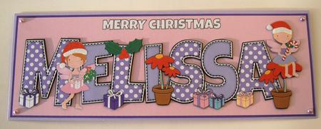 Christmas Fairies Melissa Large Dl by Margaret Scott