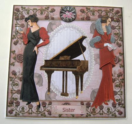 Just for You 8'' Square Card Front by Margaret Scott