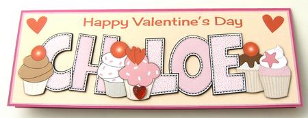 Valentines Cupcakes Chloe Large Dl by Margaret Scott