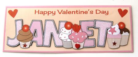 Valentines Cupcakes Janet Large Dl by Margaret Scott