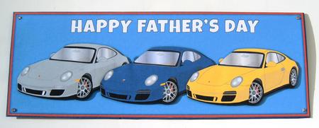 Fathers Day Porsches Large Dl by Margaret Scott