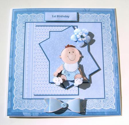 Taupe and Teal Paper Bows by Margaret Scott