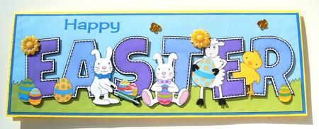 Cute Easter Animals Large Dl by Margaret Scott