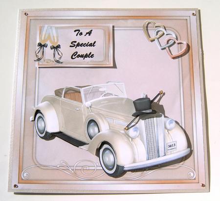 Vintage Wedding Car Mini Kit by Margaret Scott