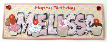 Birthday Cupcakes Melissa Large Dl by Margaret Scott