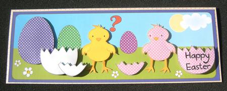 Easter Chicks Large Dl by Margaret Scott