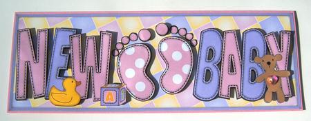 New Baby Feet Girl Large Dl by Margaret Scott