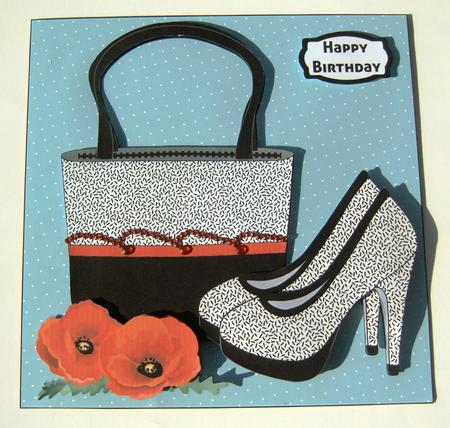 Handbag, Shoes & Poppies 2 Mini Kit by Margaret Scott