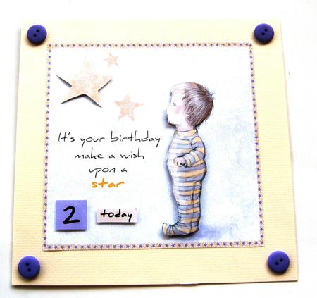 Upon a Star 6 x 6 Quick Card by Margaret Scott