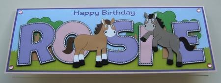 Horses Rosie Large Dl by Margaret Scott