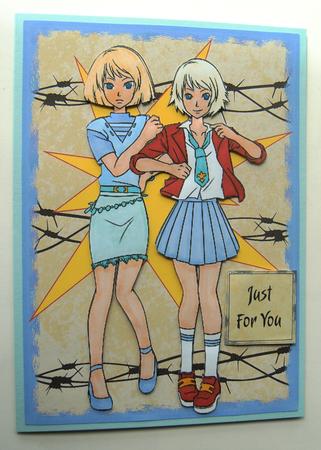 Manga Girls on Flash 5 by Margaret Scott