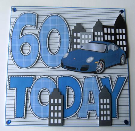 'any Age' with Blue Porsche Card Kit by Margaret Scott
