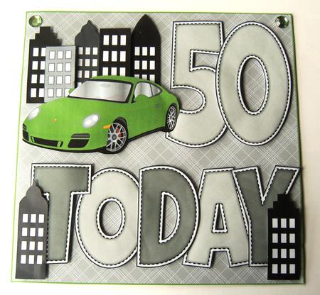 'any Age' with Green Porsche Card Kit by Margaret Scott