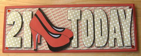 21 Today with Shoes Large Dl 3 by Margaret Scott