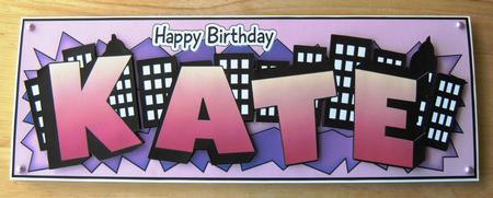 Urban Art Kate Large Dl by Margaret Scott