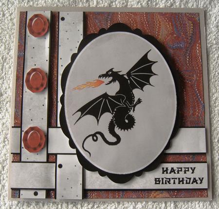 Dragon Woven Corner Card Mini Kit by Margaret Scott