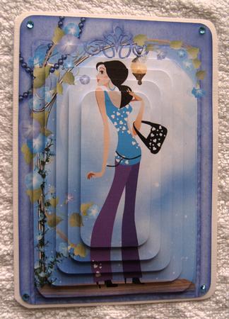 Fashionista! Purple Pose Pyramid Mini Kit by Margaret Scott
