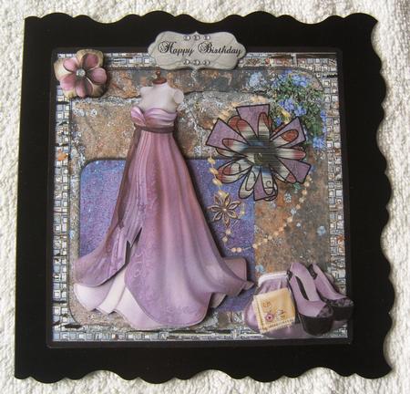 Urban Chick Fashion Topper with Decoupage by Margaret Scott
