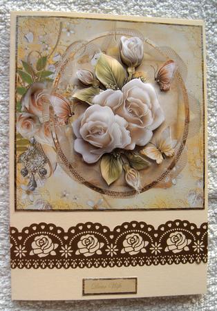 Cream Rose's Mothering Sunday by Margaret Scott