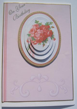 Red Rose Cameo by Margaret Scott