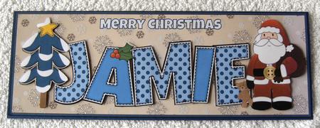 Santa Jamie Large Dl by Margaret Scott