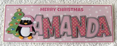 Eddie the Penguin Amanda Large Dl by Margaret Scott
