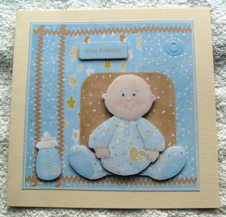 Baby Boy or Baby Girl First Birthday by Margaret Scott