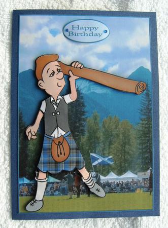 Toss the Caber Jock by Margaret Scott