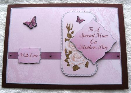 Roses & Butterflies - Mothers Day by Margaret Scott