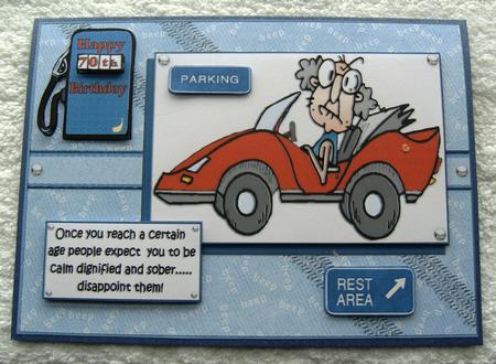 Gus is a Certain Age 50/60/70/80th Birthday Quick Card by Margaret Scott