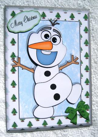 Cuddly Christmas Snowman by Margaret Scott