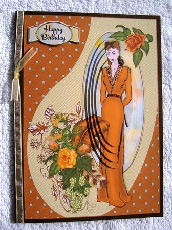 Lady in Orange by Margaret Scott
