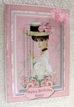 A5 Beautiful Parisian Beauty in Pyramid  by Margaret Scott