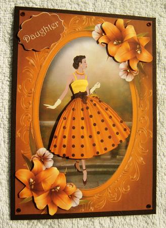 Fabulous Fifties with Orange Lilies by Margaret Scott
