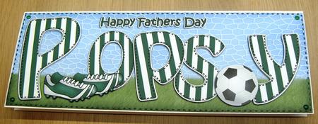 Large Dl Fathers Day Popsy 3D Decoupage by Margaret Scott