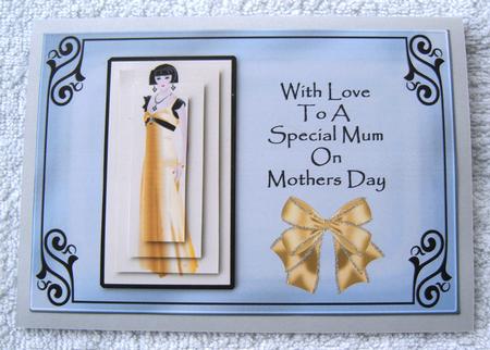 Gold Deco Lady - Mothers Day by Margaret Scott