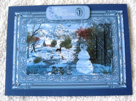 Christmas Scene by Margaret Scott
