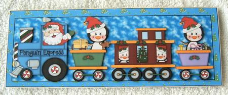 Penguin Express Card Front by Margaret Scott