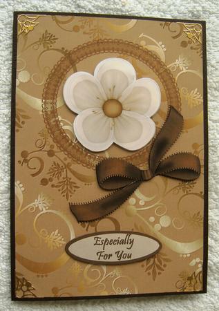Coffee & Chocolate Flower by Margaret Scott