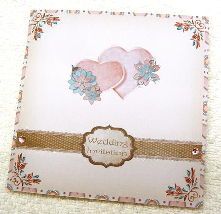 Vintage Hearts Wedding Stationery Kit by Margaret Scott