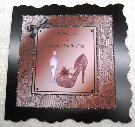 Shoe & Perfume Bottle - 18th Birthday by Margaret Scott