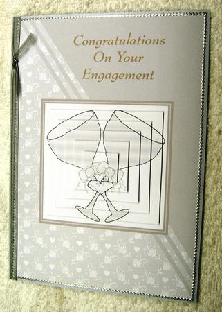 Engagement Card Beige by Margaret Scott