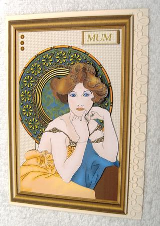Art Nouveau Girl 2 by Margaret Scott