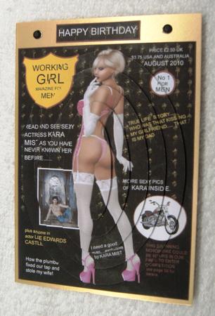 Working Girl Magazine Cover Pyramage 2 by Margaret Scott