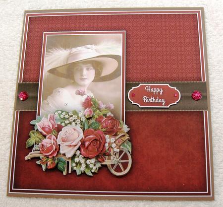 Vintage Ladies 8x8 Bumper Kit by Margaret Scott