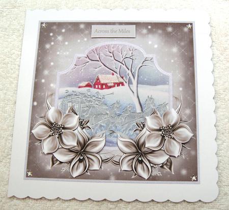 Coach and Horses 7x7 Card by Margaret Scott